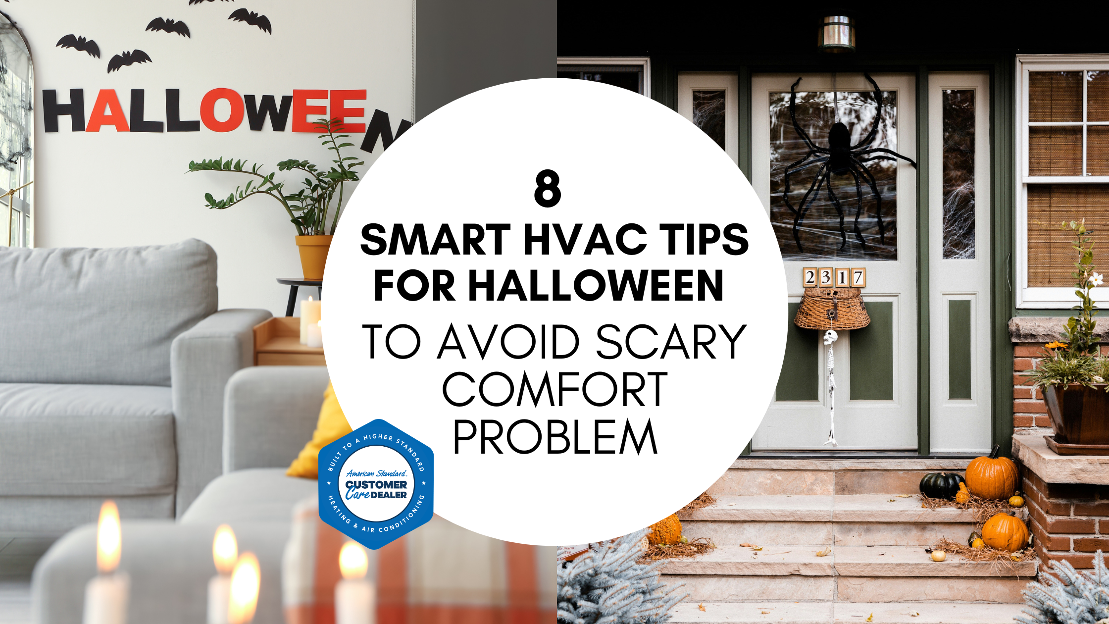 8 Smart HVAC Tips for Halloween to Avoid Scary Comfort Problems