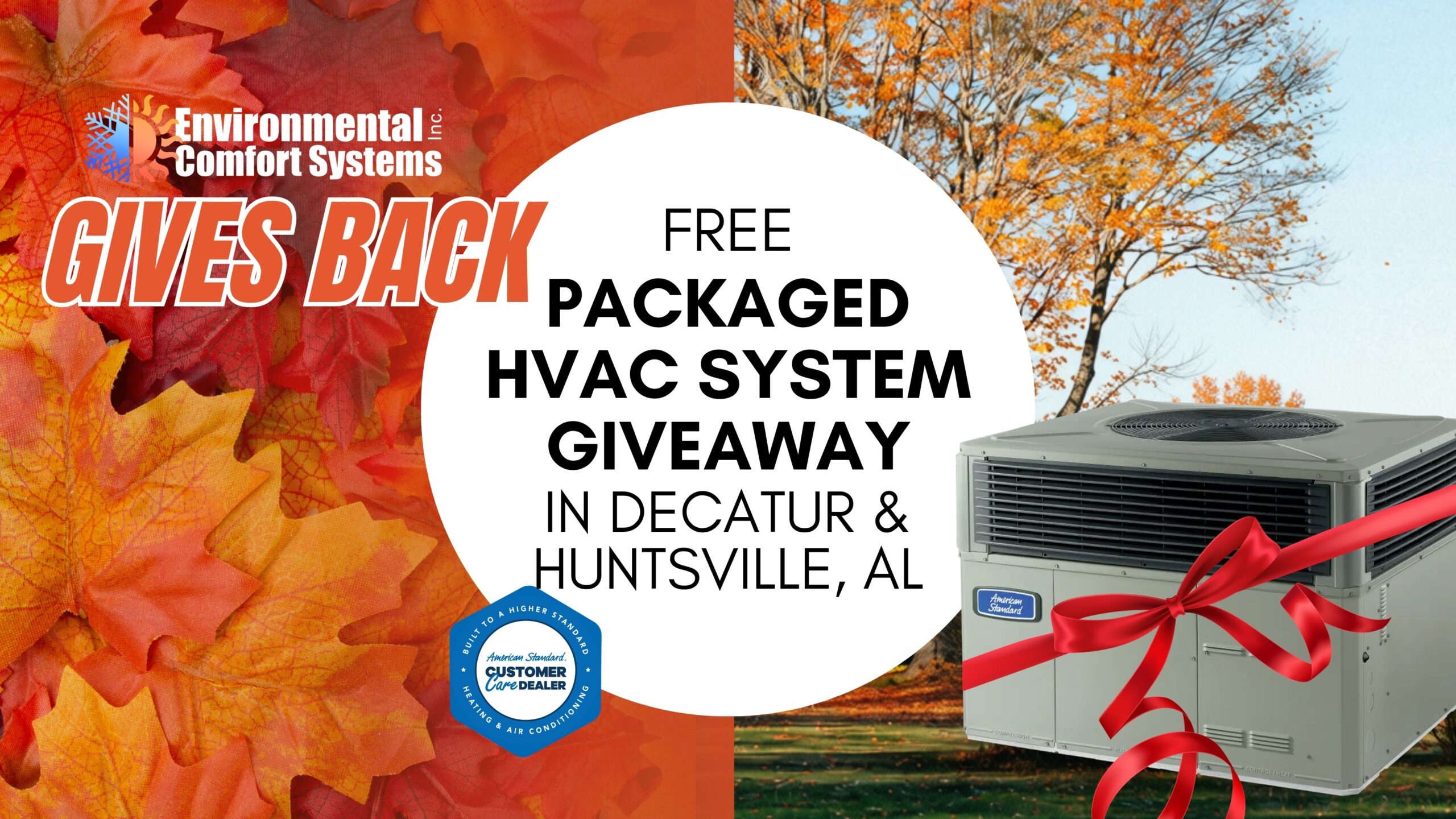 Free Packaged HVAC System Giveaway in Decatur & Huntsville, AL: Nominate a Family in Need